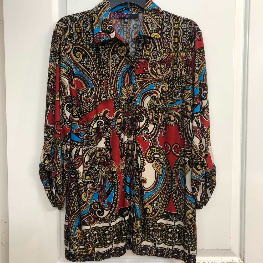 Peck & Peck Vibrant Floral Design XL